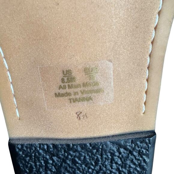 NWT Sam Edelman Tianna Floral Accent Gladiator Sandals Black Woven Women's 8.5 - Picture 16 of 16